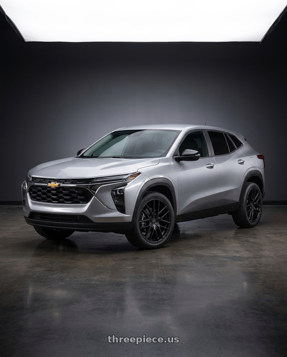 2025 Chevrolet Trax with TOUREN TR60 3260 5x110/5x115 17x7.5 +42 MATTE BLACK wheels