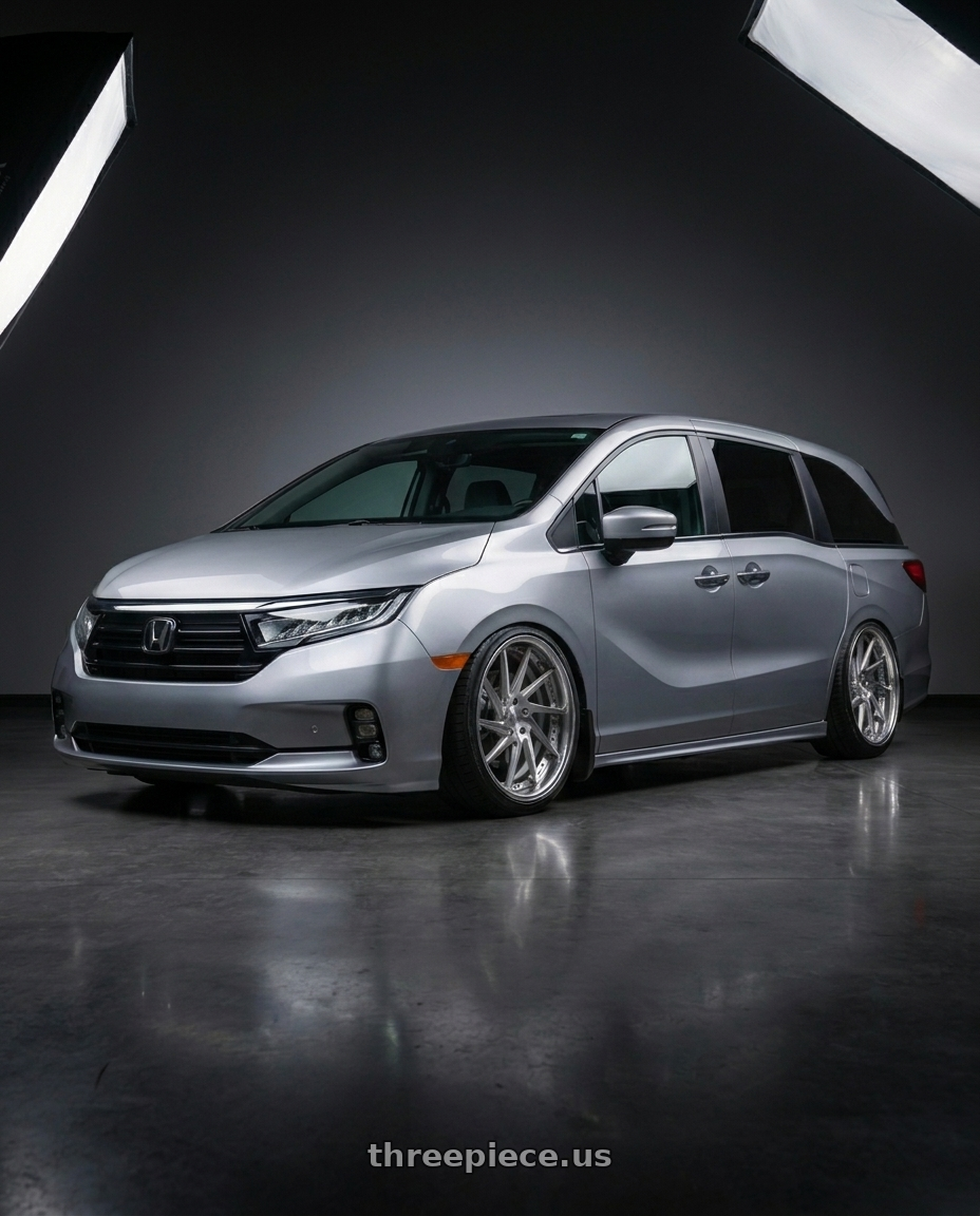 2024 Honda Odyssey  with Work Emotion Cr 3P 5x120 20x8.5+44 L Disk Matte Gunmetal wheels