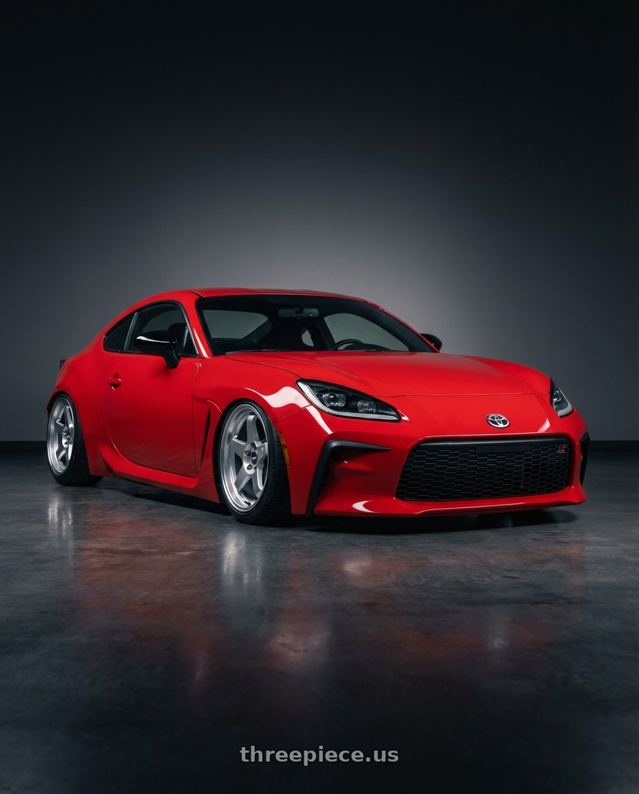 2024 Toyota GR86 with ESR Wheels APEX SERIES AP5 5x114.3 18x10.5 +22 Hyper Silver wheels