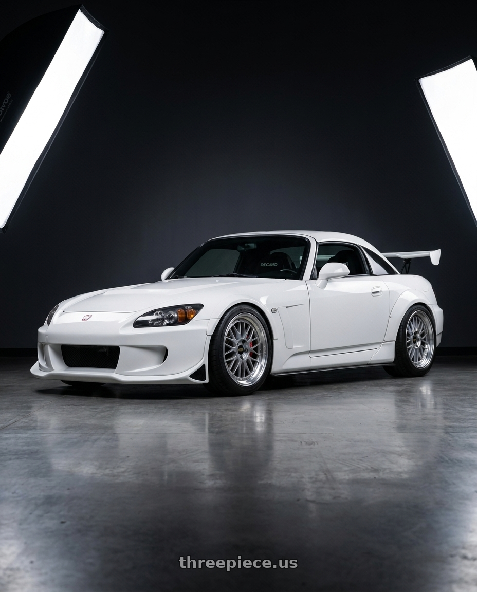 2006 Honda s2000 with BBS LM 5x114.3 18x10.0+20 Diamond Silver wheels