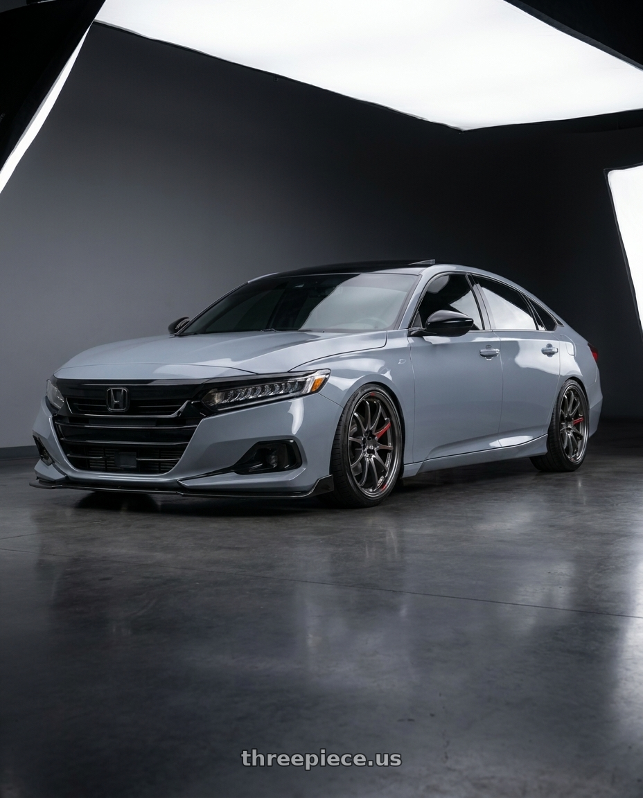 2021 honda accord with Volk Racing CE28SL 5x114.3 18x8.5+35 wheels