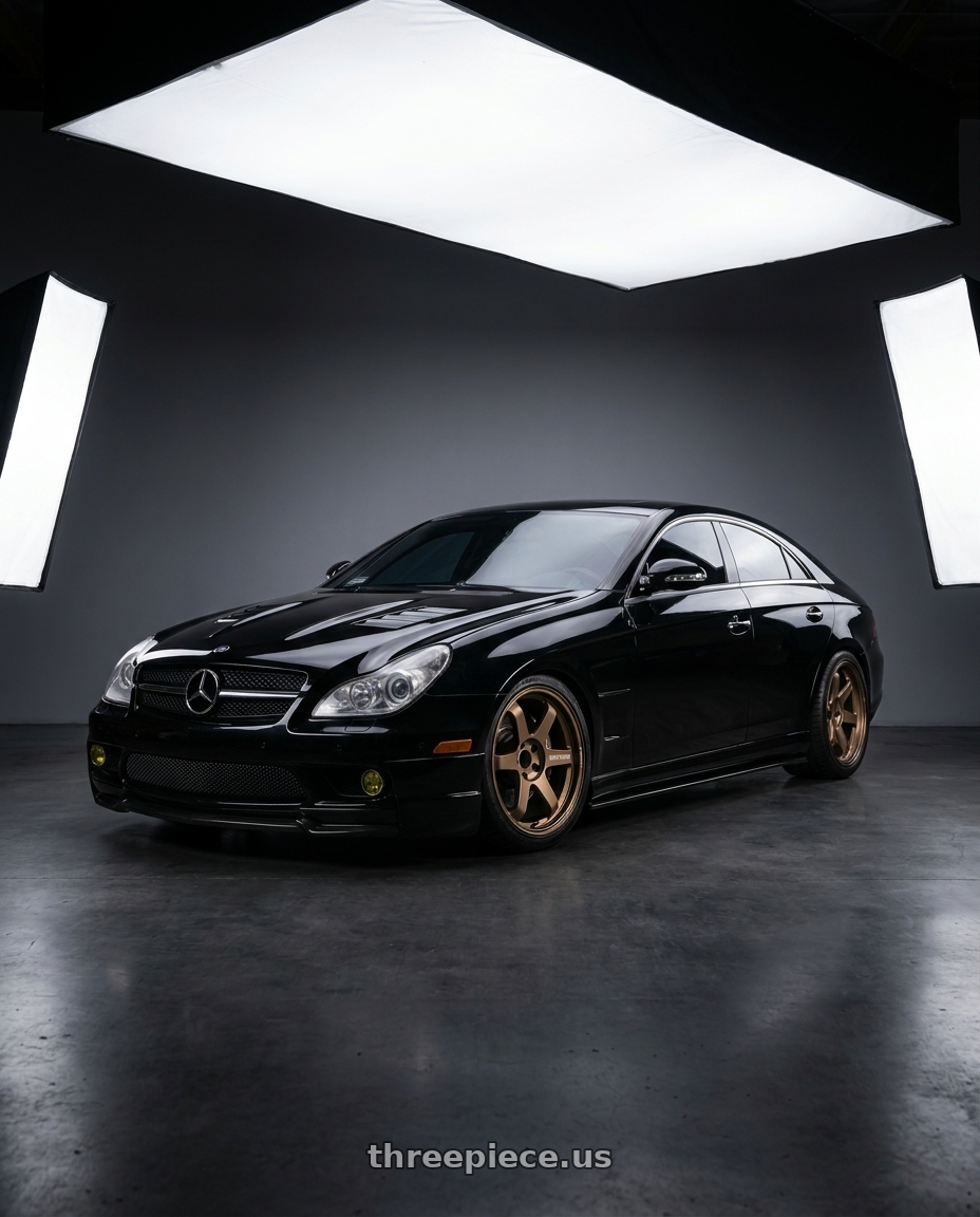 2006 Mercedes CLS55 with Volk Racing TE37 Ultra M-Spec 5x112 20x11.0+15 wheels