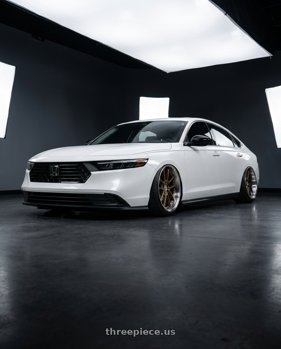 2025 Honda accord with Vors AR5 5x120 19x9.5 +35 Bronze wheels