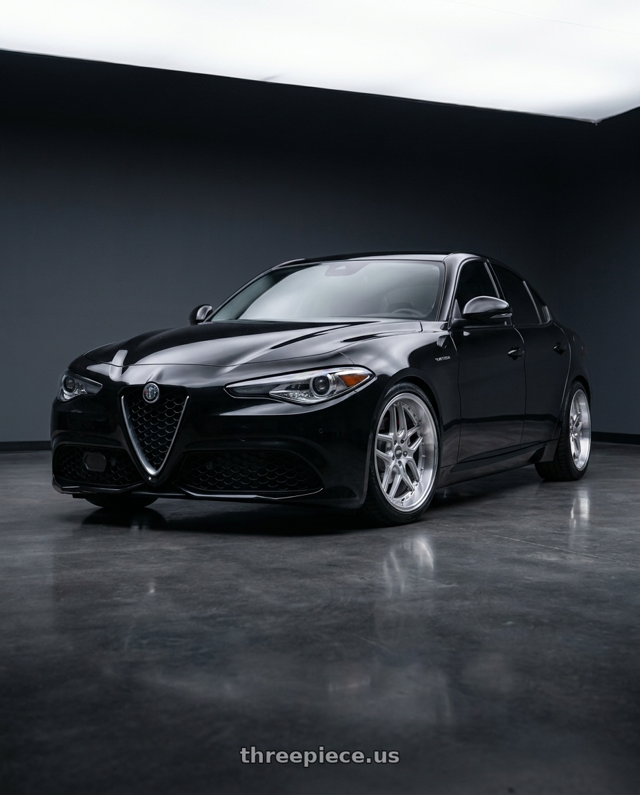 2023 Alfa Romeo guile with ESR Wheels CS SERIES CS15 5x110 19x8.5 +30 Hyper Silver wheels