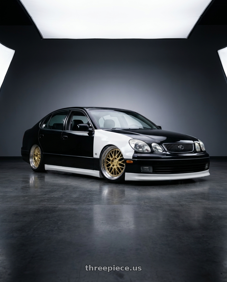 2002 Lexus GS300 with Work Brombacher Mesh wheels