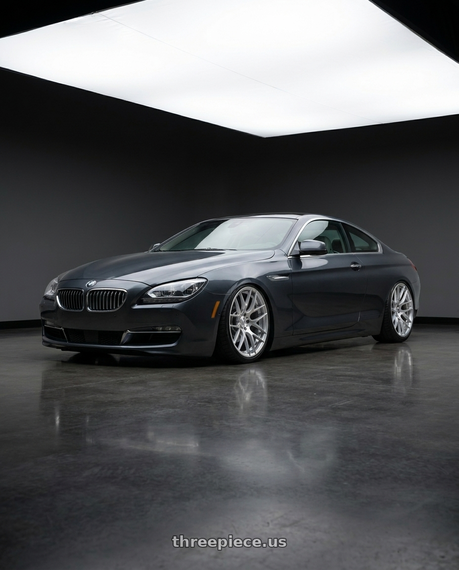2014 Bmw f13 640i with Avant Garde Wheels M359 5X120 18x8.5 +15 Hyper Silver wheels