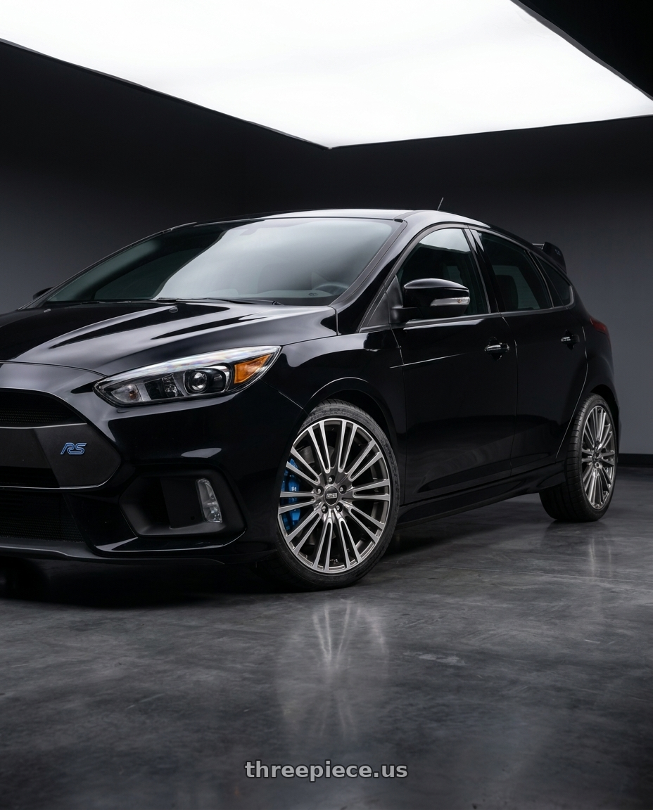 2017 ford focus rs with BBS SX 5x120 18x8.0+45 Gloss Platinum w/ Diamond Cut wheels