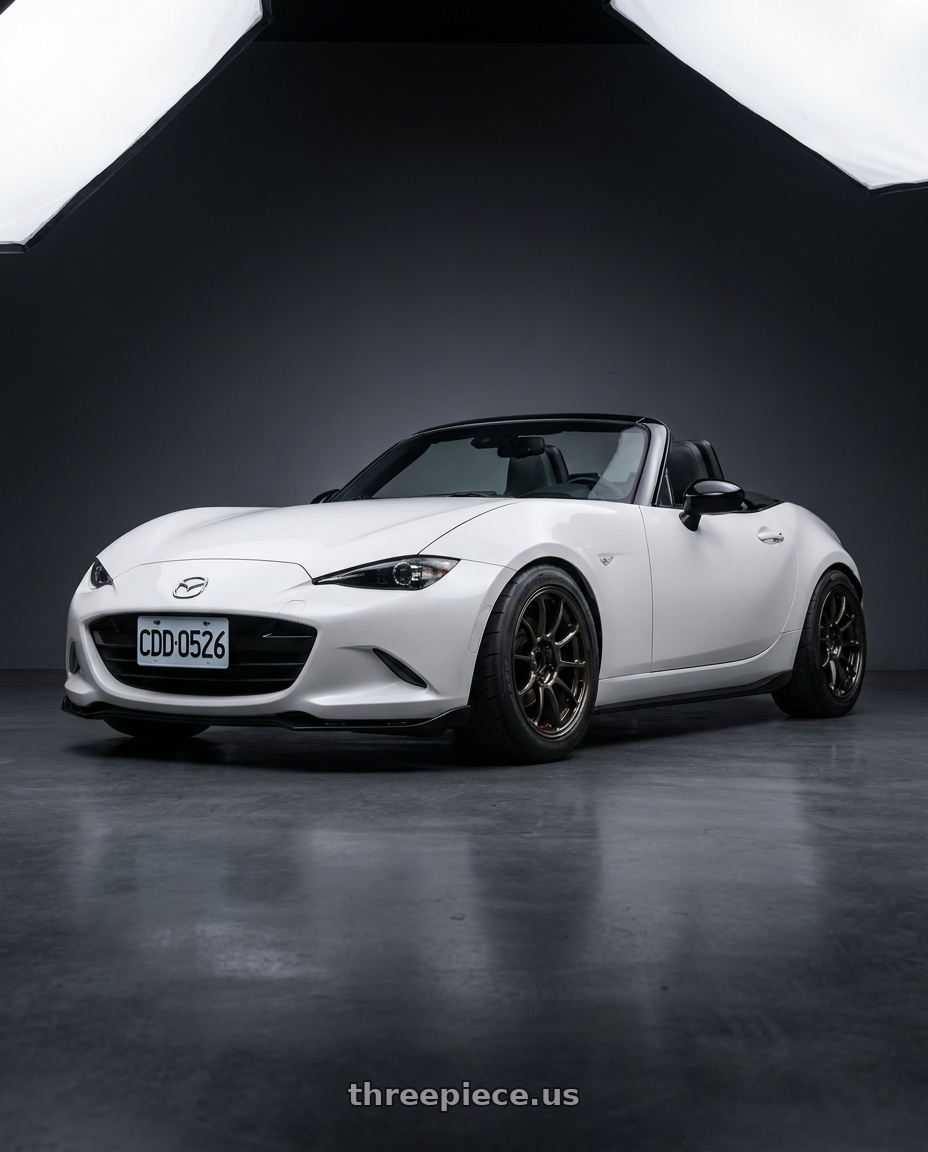 2016 MAZDA MX5 with Volk Racing ZE40 4x100 16x7.0+36 Diamond Dark Gunmetal wheels