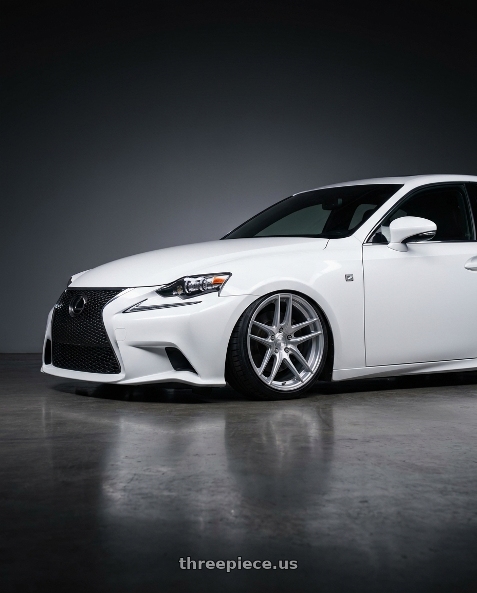2015 Lexus is350 f sport with ESR Wheels RF15 5x114.3 18x9.5 +35 Brushed Hyper Silver wheels