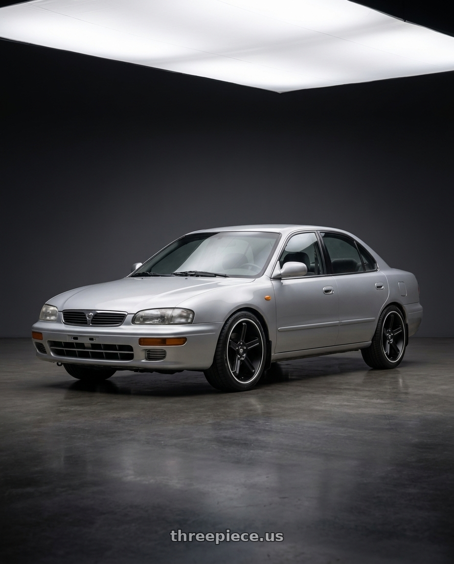 1994 Yulon Arex 601 Taiwan with Motegi MR122 4X100/4X114.3 18X9 +45 SATIN BLACK W/ MACHINED STRIPE wheels