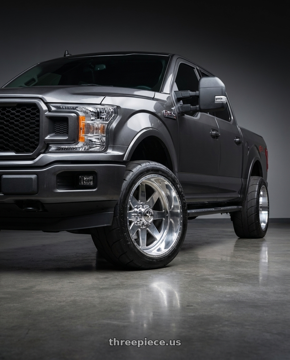 2018 FORD F150 with American Force 11 Independence SS 6X135 22X10 -25 POLISHED wheels
