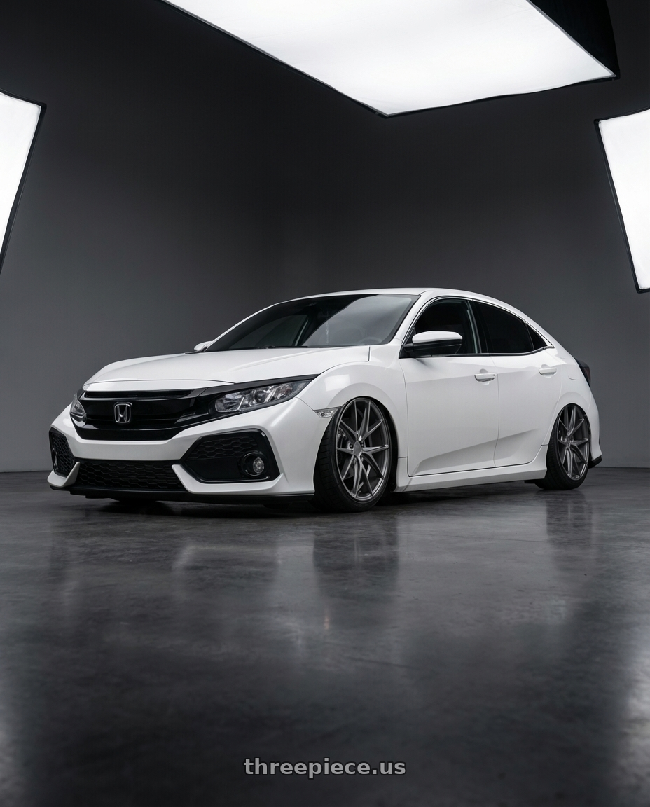 2024 Honda Civic with Niche 1PC M116 MISANO 5X114.3 19X9.5 +35 MATTE GUN METAL wheels