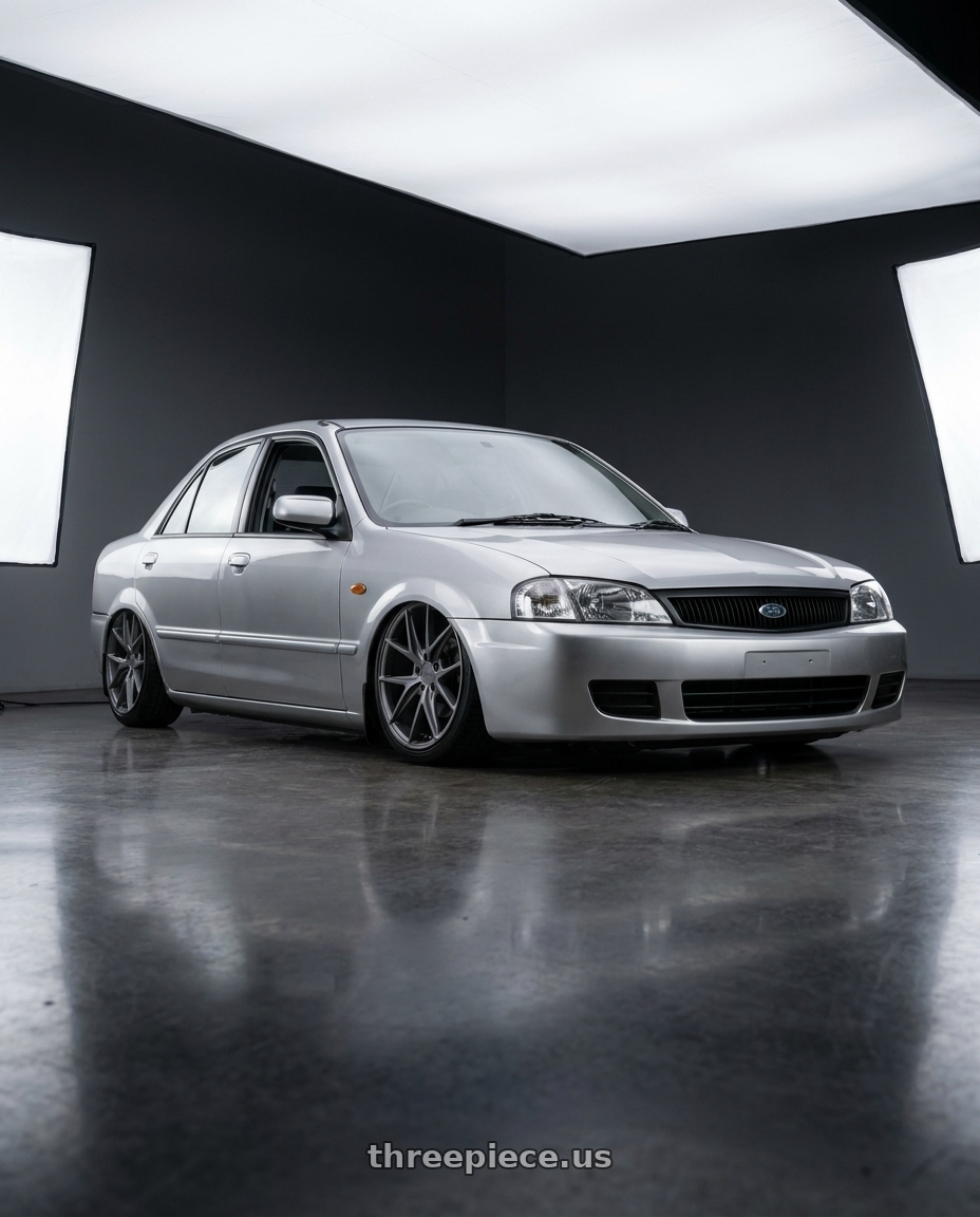 2001 Ford Tierra with Niche 1PC M116 MISANO 5X114.3 19X8.5 +33 MATTE GUN METAL wheels