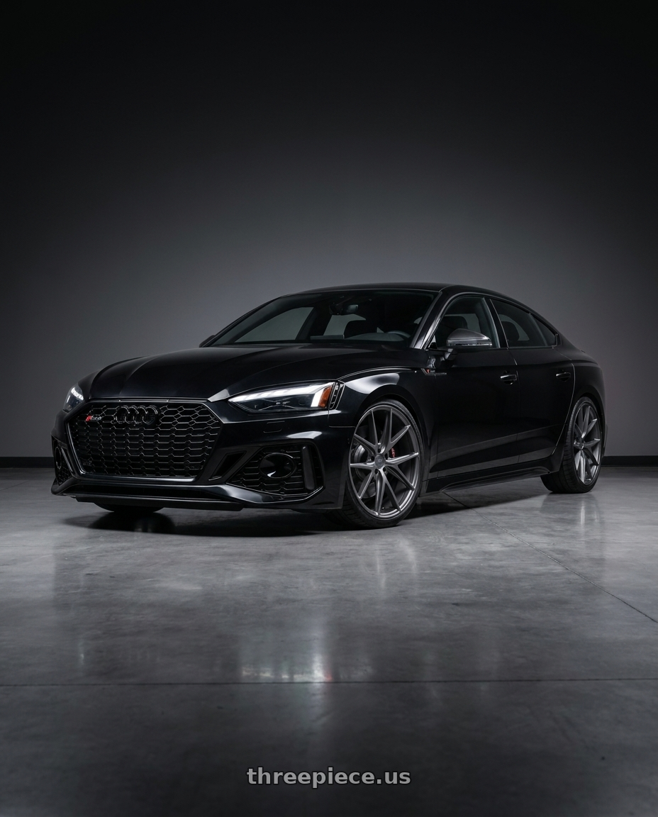 2022 Audi RS5 with Niche 1PC M116 MISANO 5X112 20X10.5 +20 MATTE GUN METAL wheels