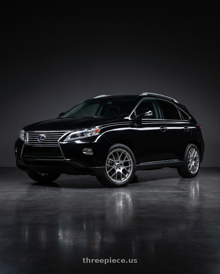 2011 Lexus RX350 with Enkei Raijin 5x114.3 18x8.5+38 Hyper Silver wheels