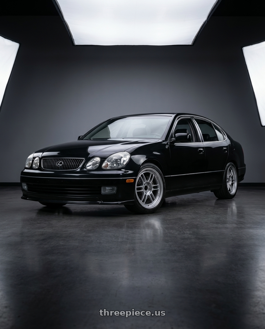 2003 lexus gs300 sport design with Enkei RPF1 5x114.3 18x9.5+38 Silver wheels