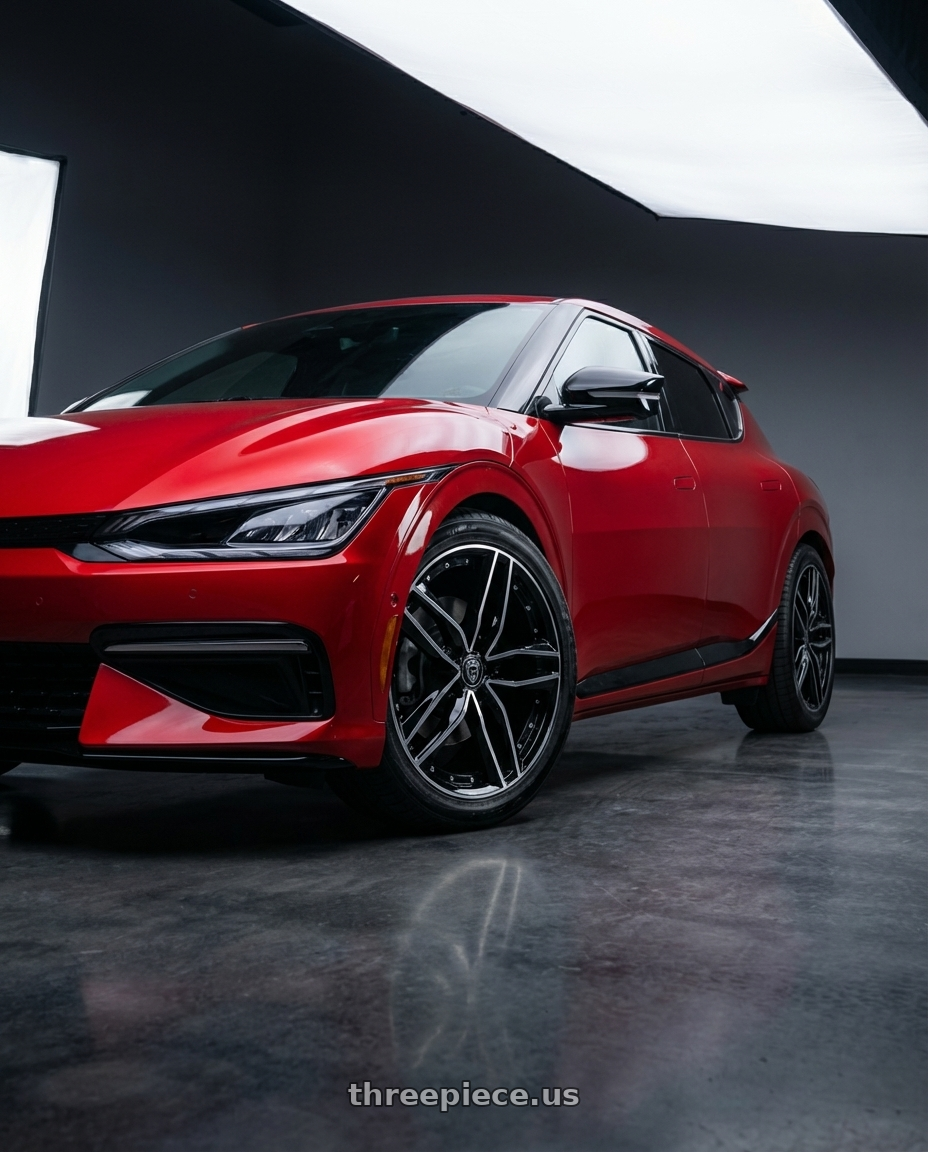 2024 kia ev6 with CAPRI LUXURY C5228 5x114.3 20x10+30 CHROME wheels