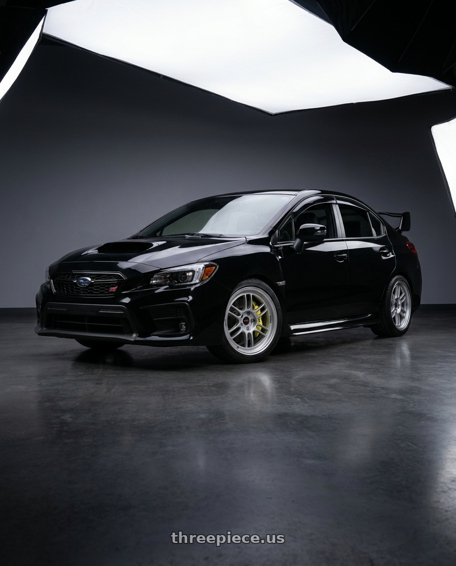 2021 Subaru WRX STi Limited with Enkei RPF1 5x114.3 18x9.5+38 Silver wheels