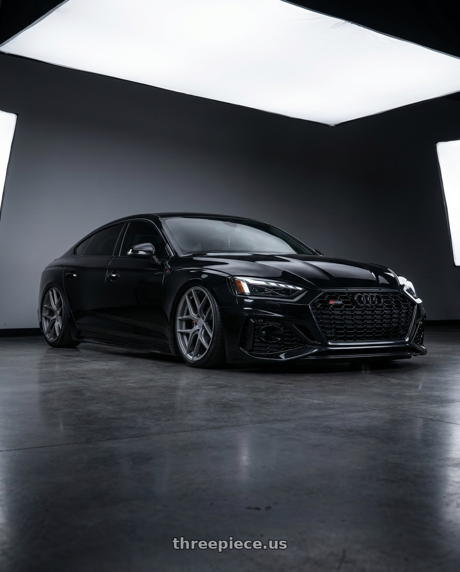 2022 Audi RS5 with Aodhan AFF2 5x112 20x9+30 Matte Gray wheels