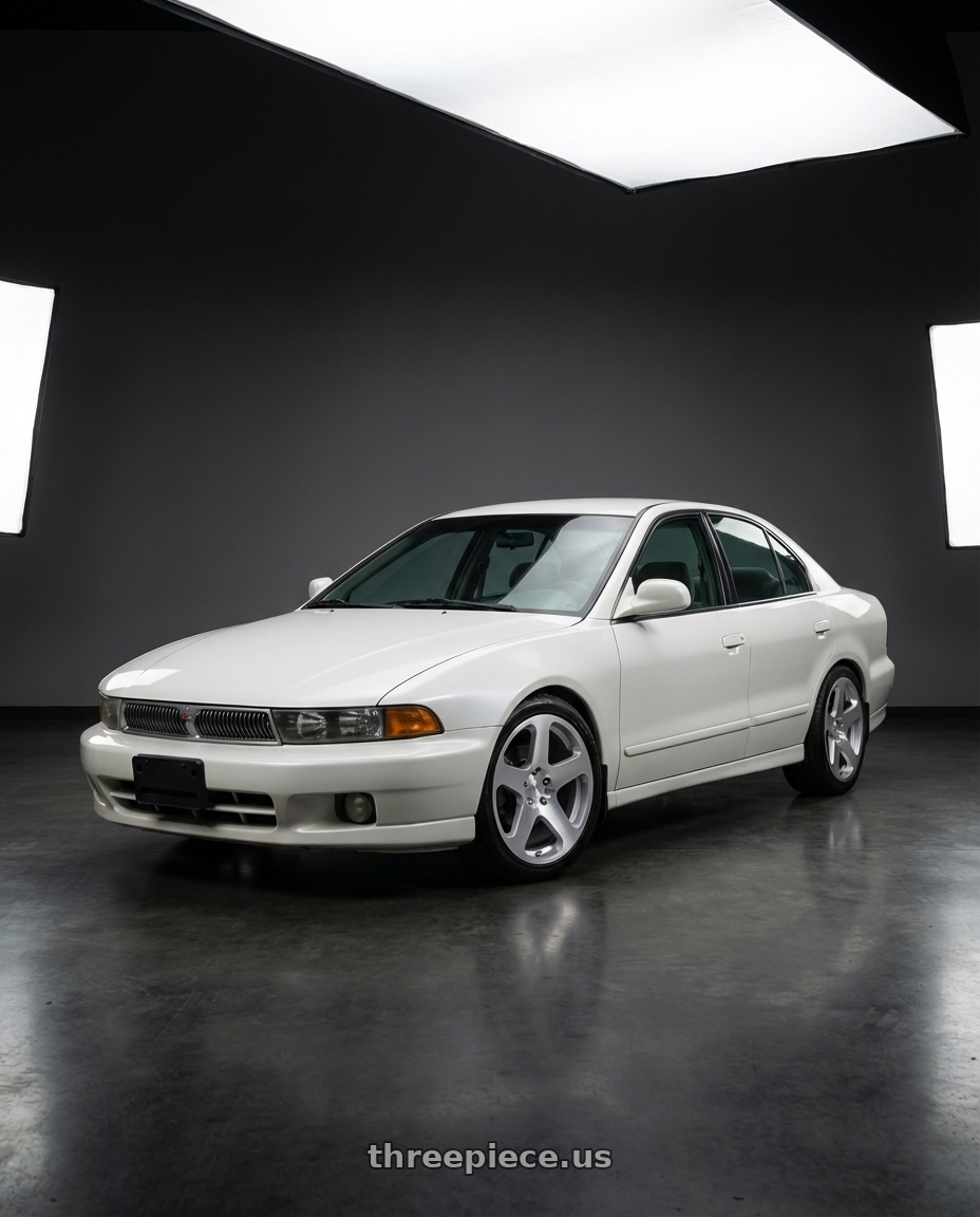 2001 mitsubishi galant with Rotiform RC200 NUE 5X120 20x8.5 +35 GLOSS SILVER W/ MACHINED FACE wheels