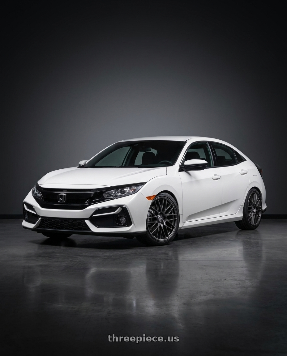 2021 Honda Civic Type R with Enkei EKM3 442 5x120 18x8+42 Gun Metal wheels