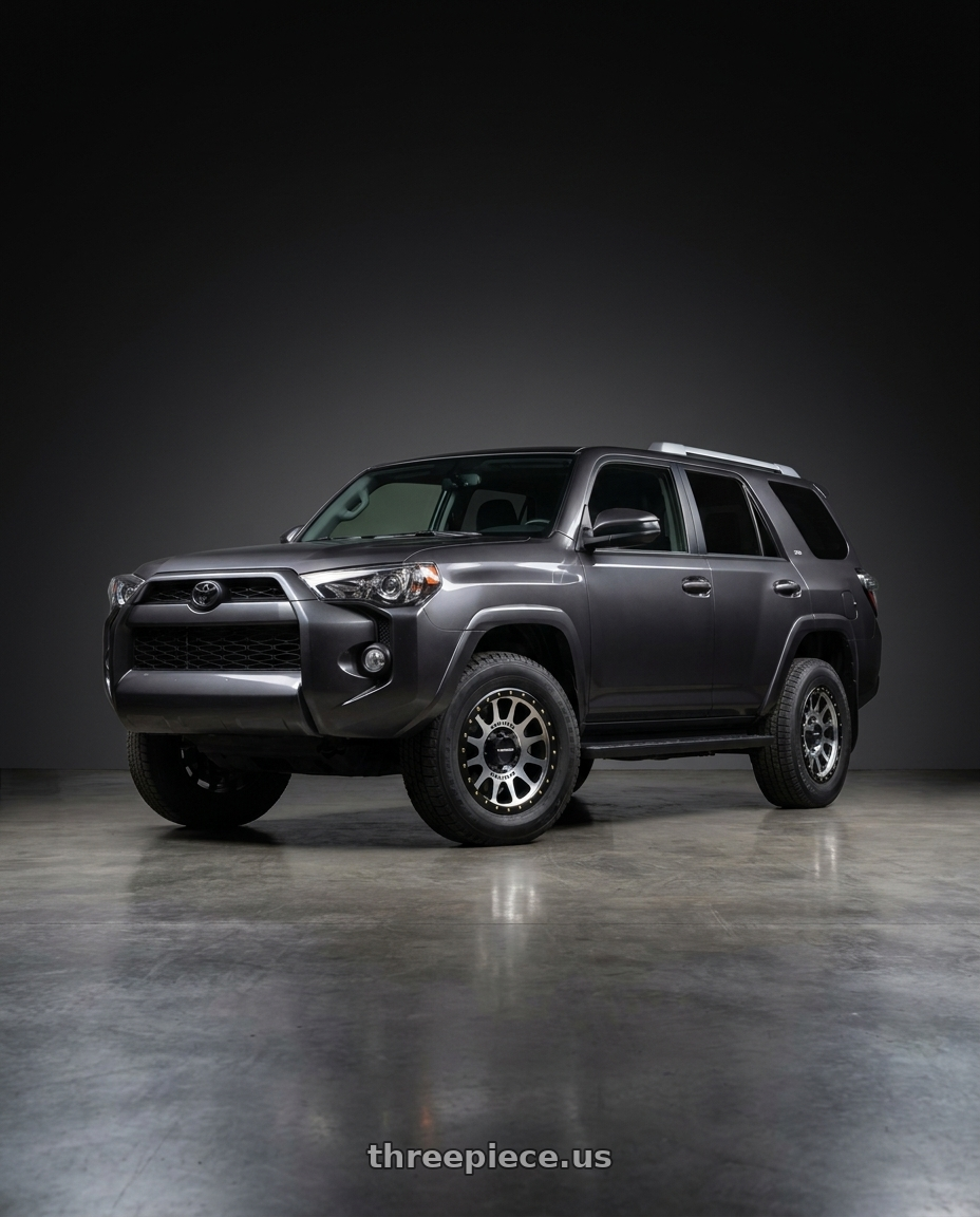 2018 Toyota 4Runner SR5 with Method Race Wheels 305MB NV 6x139.7 17x8.5 +0 MACHINED - MATTE BLACK LIP wheels