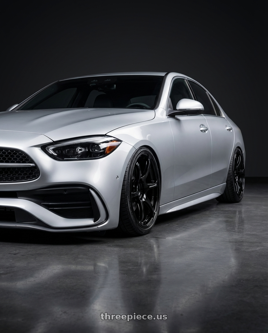 2022 Mercedes-Benz C-Class W206 with Advan RGIII 5x112 19x8.5+45 Gloss Black wheels