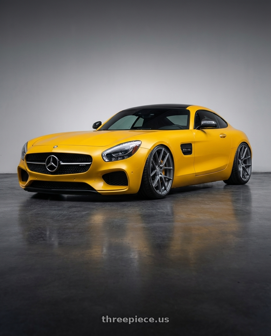 2019 Mercedes-Benz AMG GT with Avant Garde Wheels M510 5X112 20x10 +25 Dolphin Grey wheels