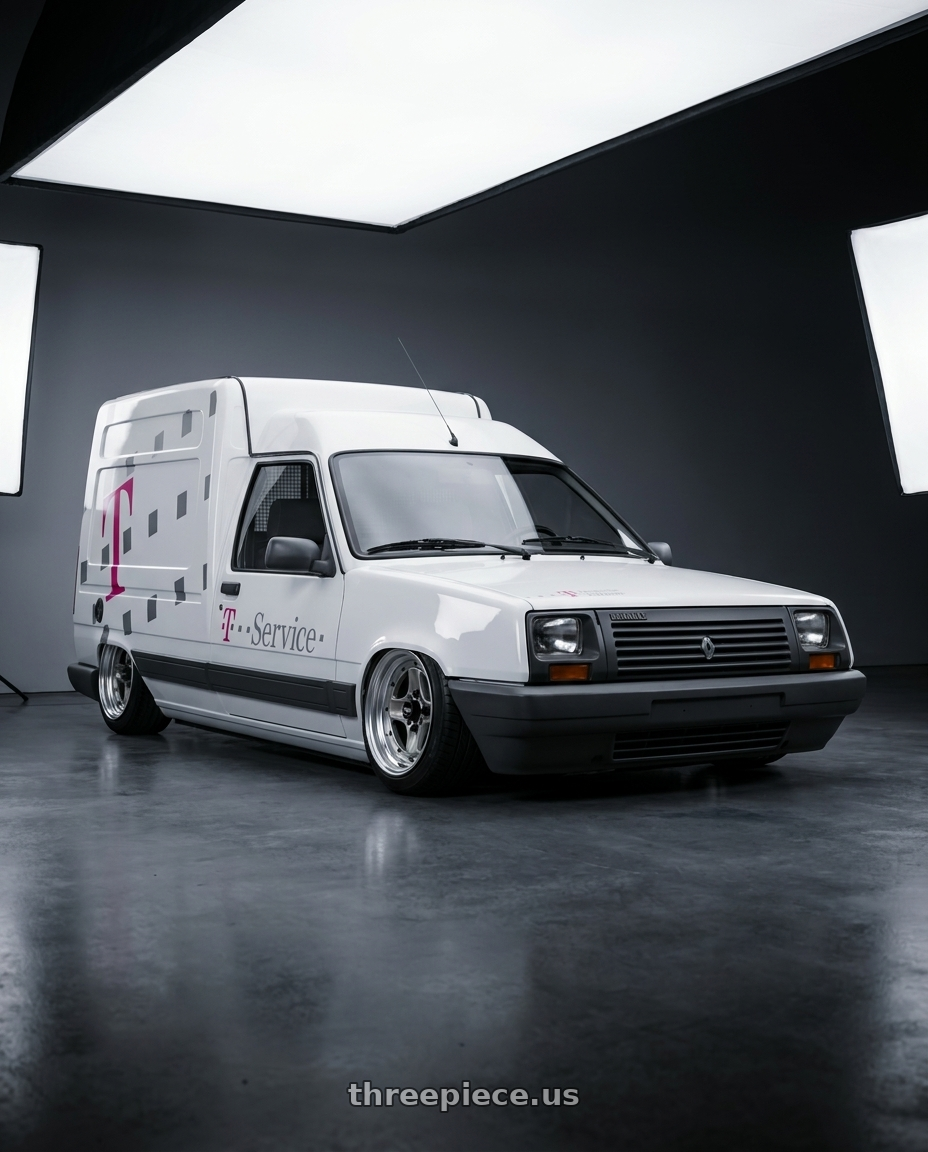 1986 Renault Express with Work Equip 40 4x100 15x5.5 +13 o disk Brut Silver wheels