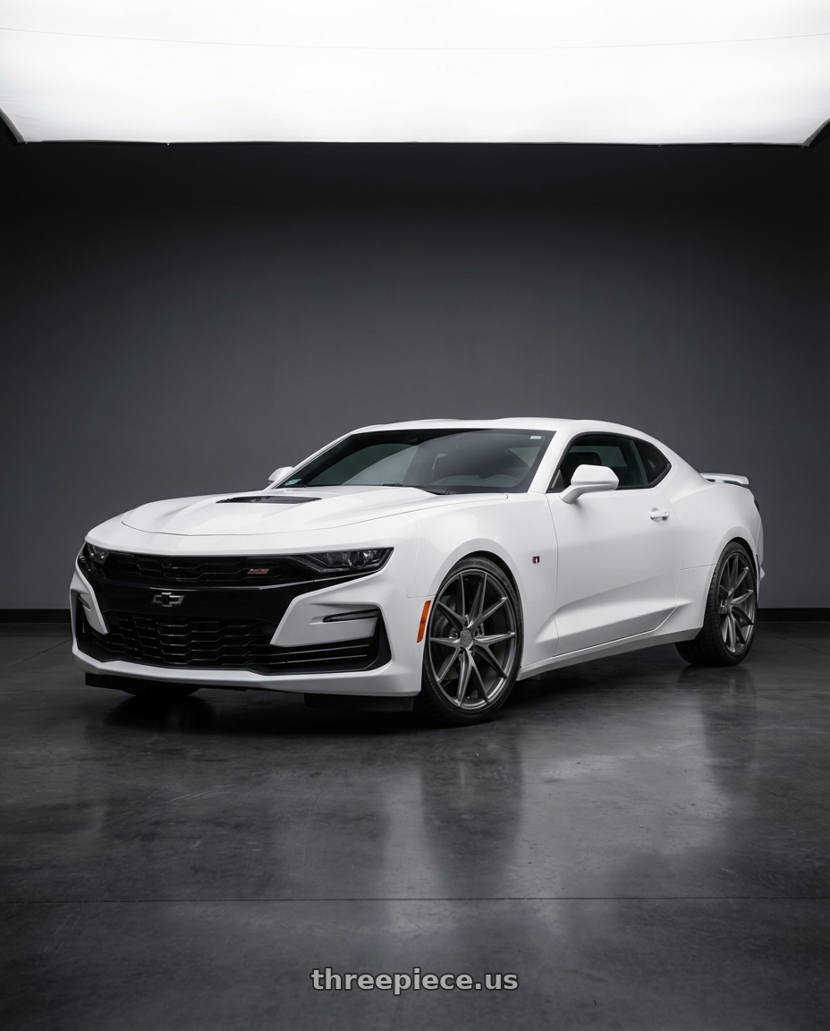 2022 Chevrolet Camaro with Niche 1PC M116 MISANO 5X120 20X9 +35 MATTE GUN METAL wheels