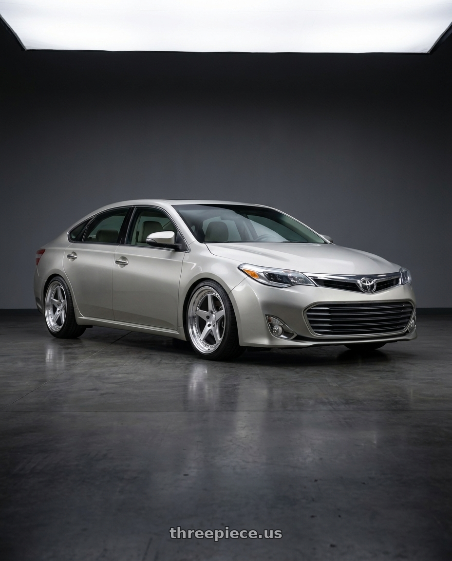 2013 toyota avalon with Aodhan DS05 5x114.3 18x8.5+35 Silver w/Machined Face wheels