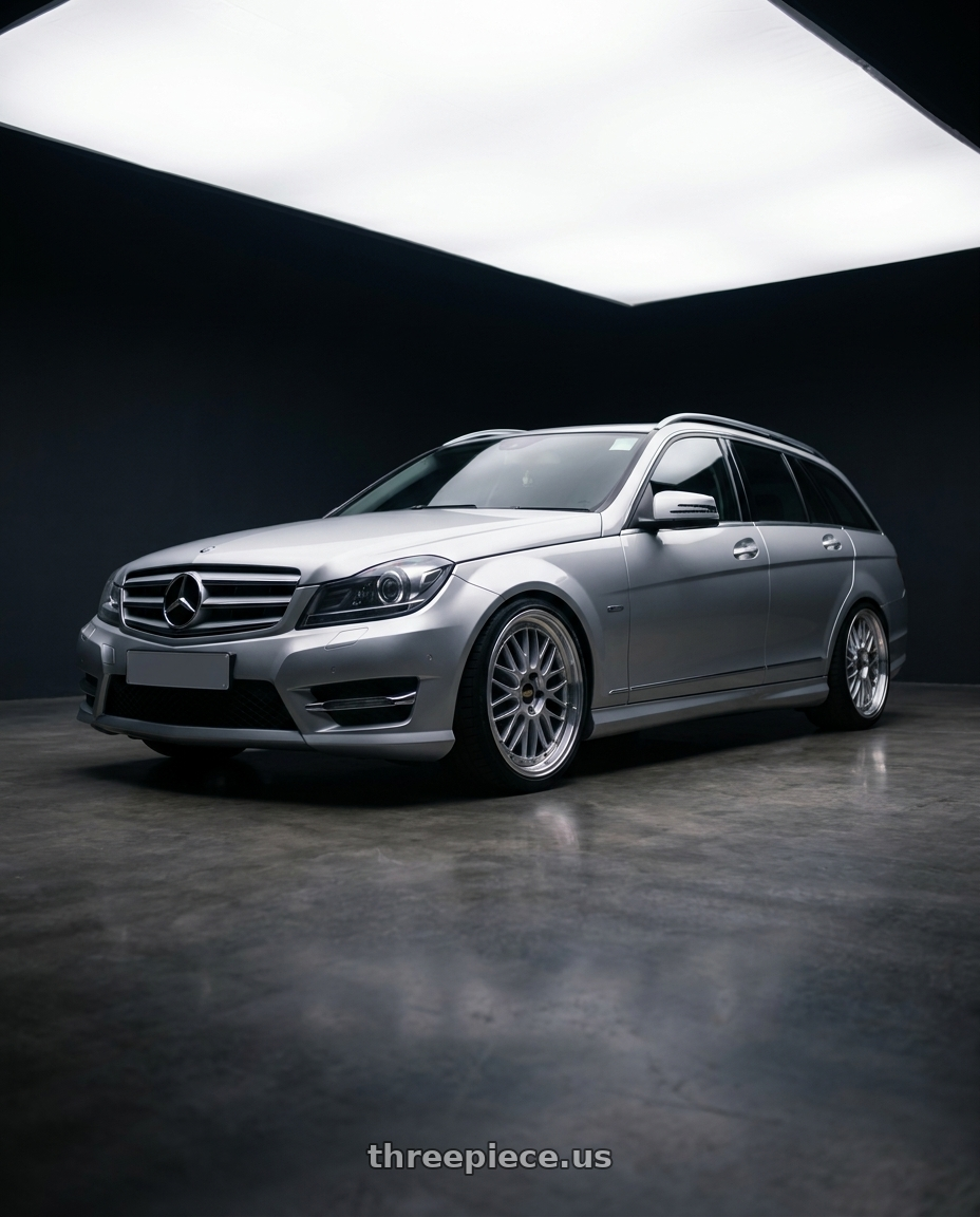 2012 c250 estate elegance  with BBS LM 5x114.3 18x8.0+40 Diamond Silver wheels