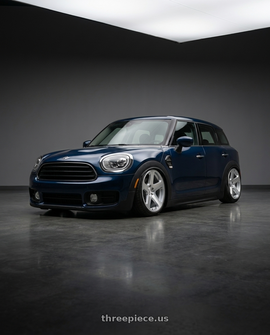 2021 Mini countryman with Rotiform RC200 NUE 5X120 20x10 +40 GLOSS SILVER W/ MACHINED FACE wheels