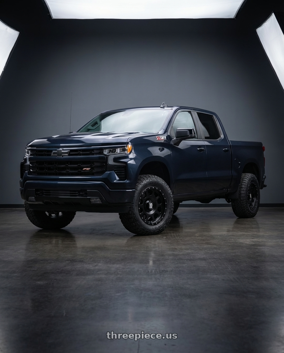 2023 Chevrolet Silverado 1500 with XD XD126 ENDURO PRO 6X139.7 20X10 -24 SATIN BLACK WITH REINFORCING RING wheels