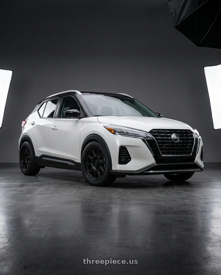 2024 Nissan Kicks with Pro Comp PA200 PULSE 6X114.3 17x8 +20 MATTE BLACK wheels