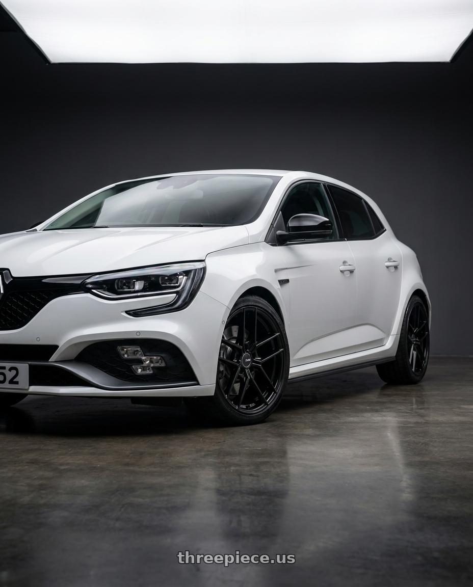 2019 Renault Megane Rs 280 with Enkei TY-5 5x100 18x9.5+45 Black wheels