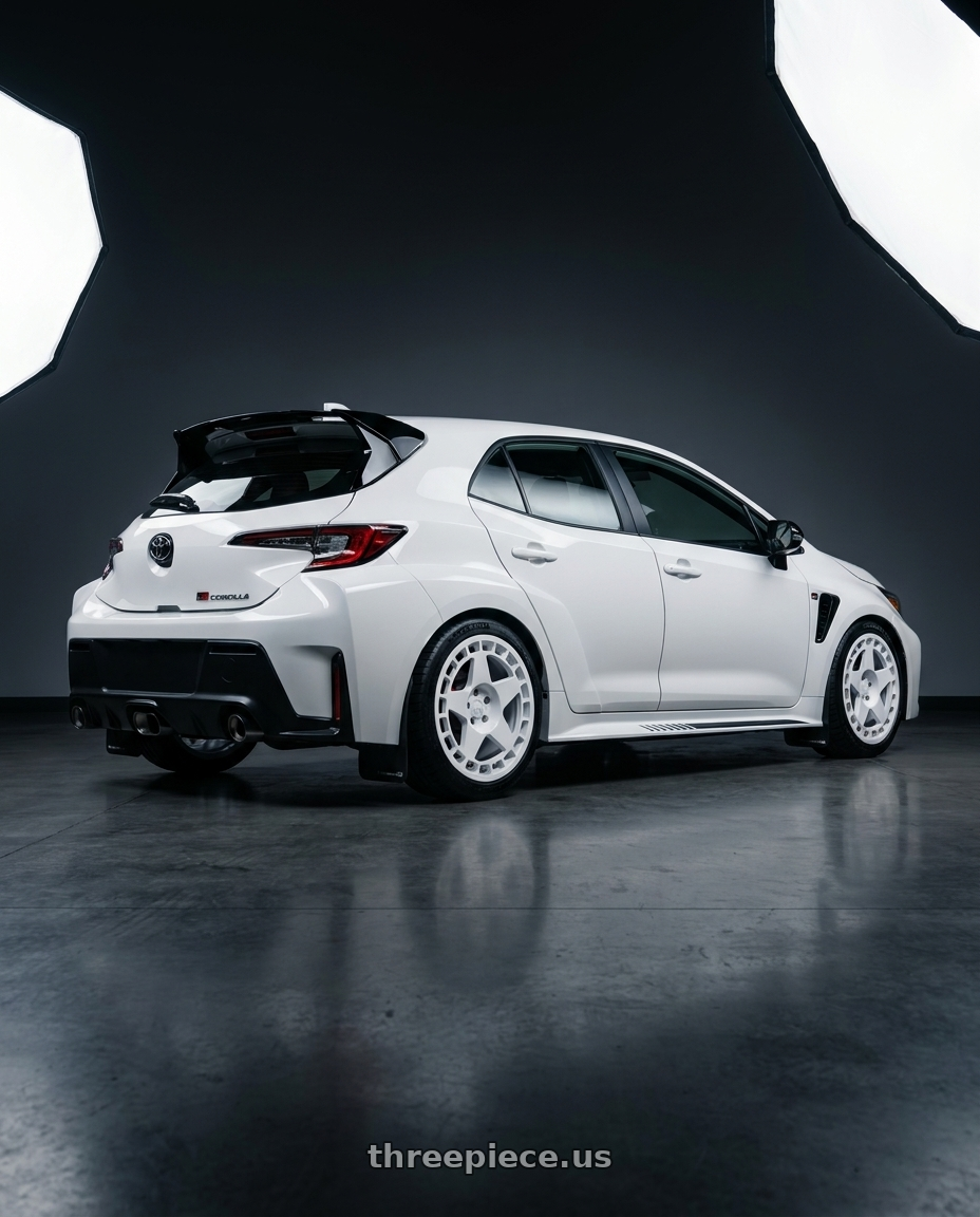 2023 Toyota Gr86 with Advan Racing Gt Beyond 5x120 18x95 38 Racing White 18x95 Et38 wheels