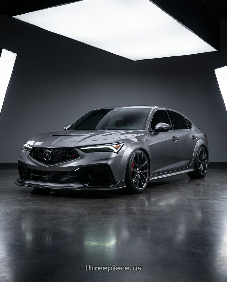 2025 acura integra type s with Volk Racing G16 5x114.3 20x10.5 +25 REFAB/SIDE DARK GUNMETAL wheels