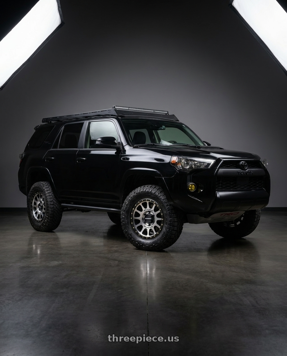 2021 Toyota 4Runner Venture with Method Race Wheels 305MB NV 6x139.7 17x8.5 +0 MACHINED - MATTE BLACK LIP wheels