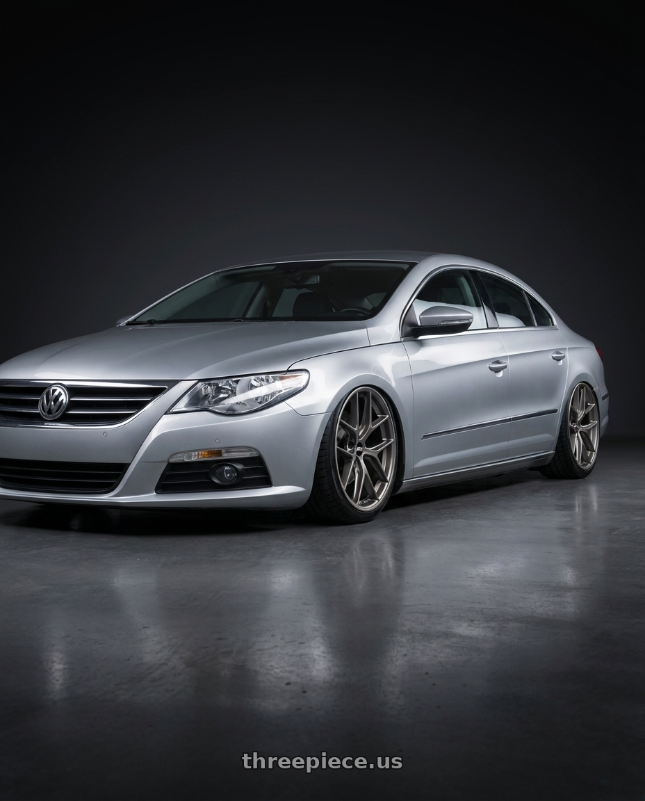 2015 Volkswagen CC with BBS CC-R 5x112 19x8.5+40 Satin Platinum wheels