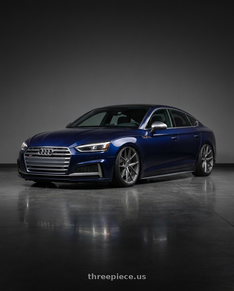 2014 Audi S5 B8 with Niche 1PC M116 MISANO 5X112 20X10 +40 MATTE GUN METAL wheels