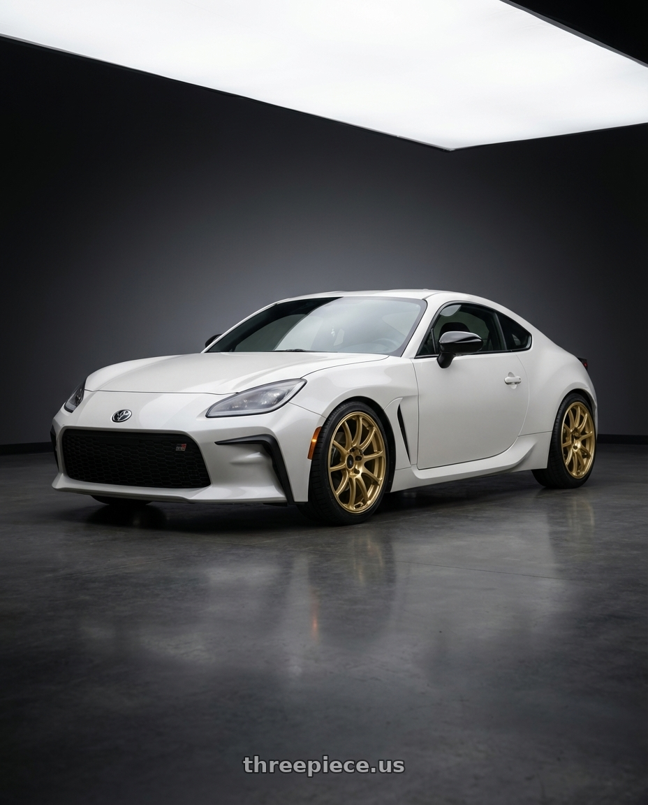 2016 Scion FR-S with Advan RCIII 5x100 17x7.5+48 Gold wheels