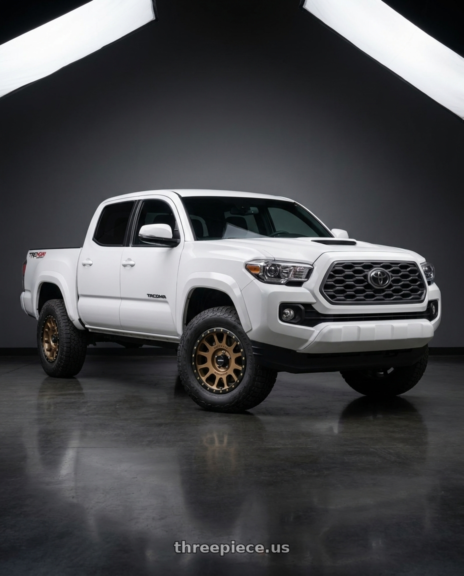 2021 Toyota Tacoma TRD Sport with Method Race Wheels 305BZ NV 6x139.7 18x9 -12 METHOD BRONZE wheels