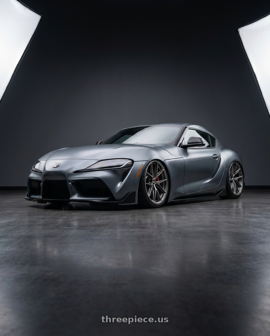 2021 Gr Supra 30 Premium with BBS CC-R 5x120 19x8.5+35 Satin Platinum wheels