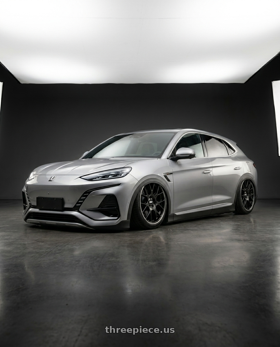 2024 Luxgen n7 with BBS CH-R 5x112 18x8.5 +47 Satin Black Polished Rim Protector wheels