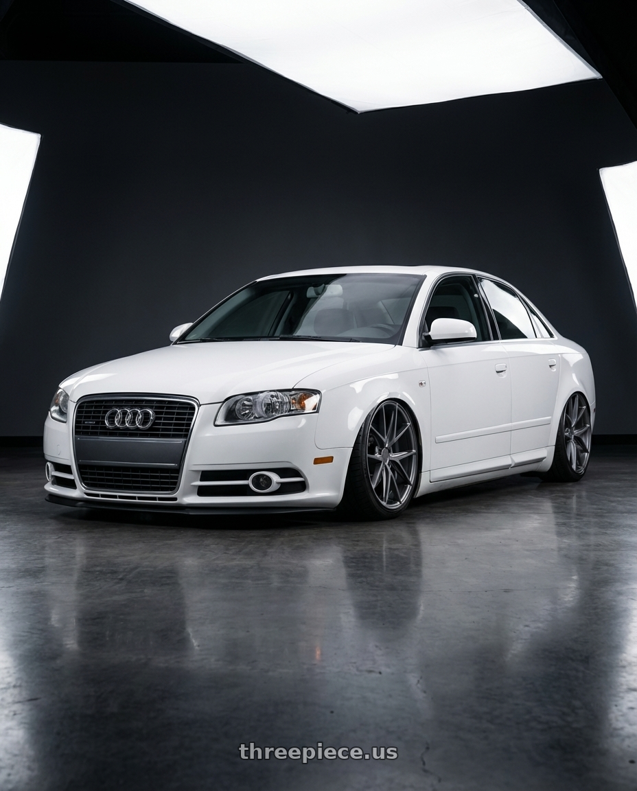 2010 Audi A4 B7 with Niche 1PC M116 MISANO 5X112 19X8.5 +42 MATTE GUN METAL wheels