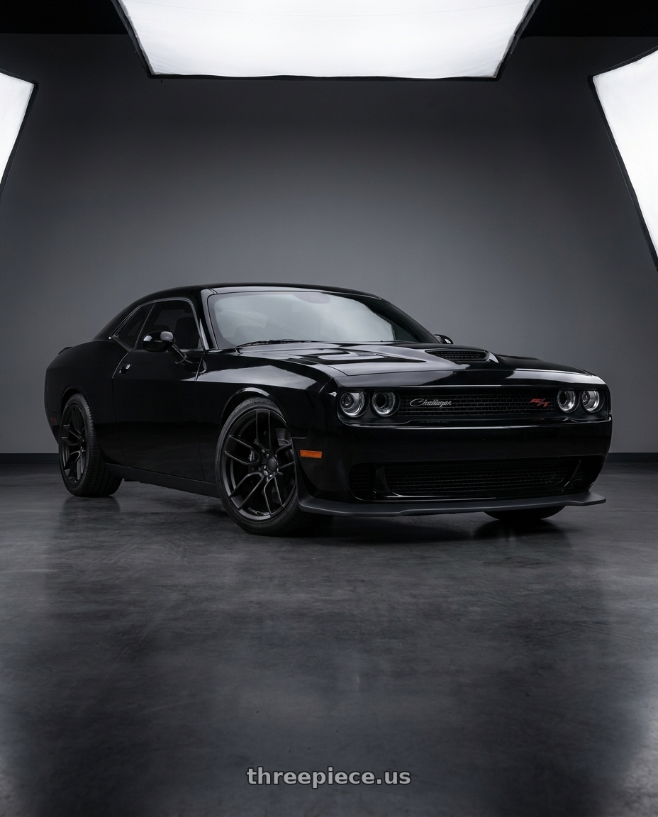 2021 Dodge Challenger SXT with MRR M392 5x115 20x11  +24 Matte Black fit Charger Challenger wheels