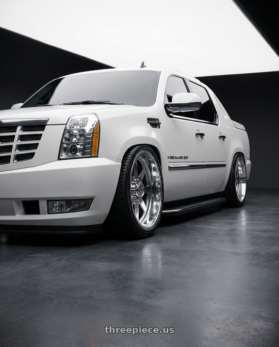 2008 Cadillac Escalade with American Force 11 Independence SS 8X180 26X16 -101 POLISHED wheels