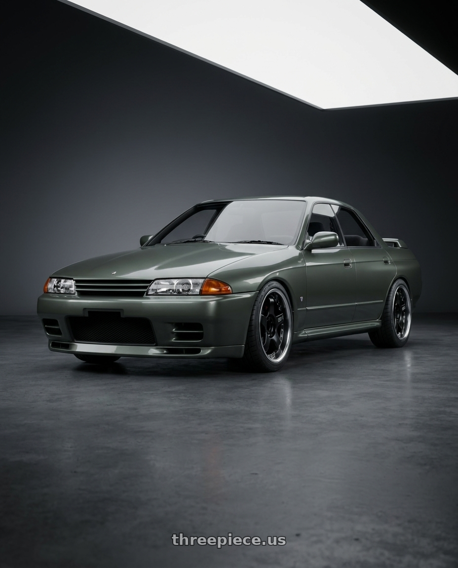 1992  Autech Version GTS-4 (HNR32) with SSR Professor SP1R 4X100 17X8.5 0 HP Disk Black wheels