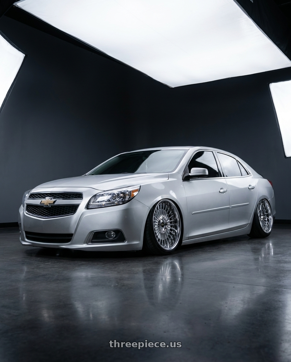 2015 chevy malibu with Work Emitz Chrome 5x100 19x10.0 +12 wheels